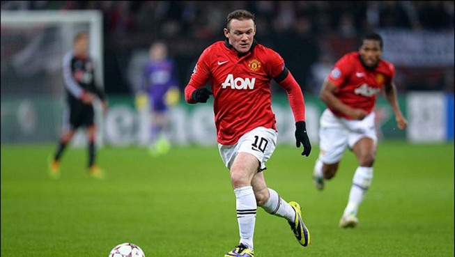 Wayne Rooney (England) 31.2 km/h